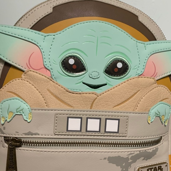 LOUNGEFLY STAR WARS The Child MINI BACKPACK+ SET! - Picture 11 of 15